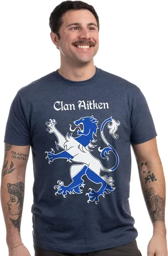 Vista 2 de Scottish Lion Rampant Scotland Saltire Gaélico Scots Camisa, camiseta Highlands Pride para hombres y mujeres