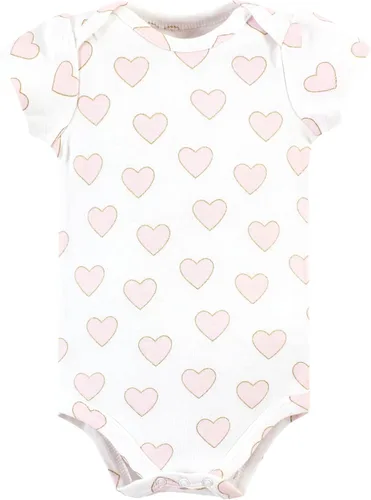 Vista 112 de Hudson Baby baby-girls Cotton Bodysuits 3-pack