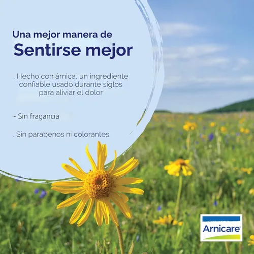 Vista 5 de Gel Boiron Arnicare para el alivio del dolor articular, dolor muscular, dolor muscular y la hinchazón de moretones o lesiones - Sin grasa y sin