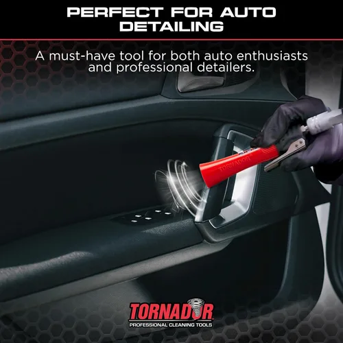 Vista 11 de Tornador Z-007 Mini Herramienta de limpieza de automóviles de alta presión compacta Diseño ergonómico que acelera el detalle interior Funciona