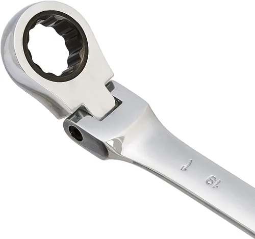 Vista 2 de Amazon Basics Juego de llaves de trinquete de engranajes flexibles, 10 piezas