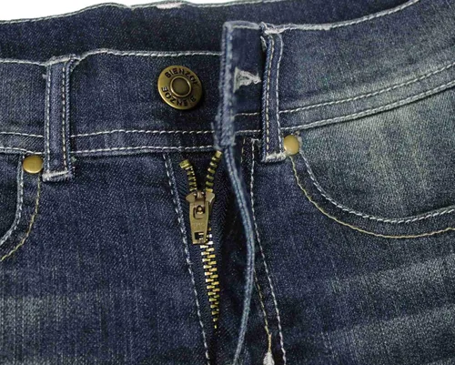 Vista 5 de Bienzoe Pantalones cortos de mezclilla para niñas pantalones cortos elásticos de cintura baja para niños, para usar todo el día, perfectos