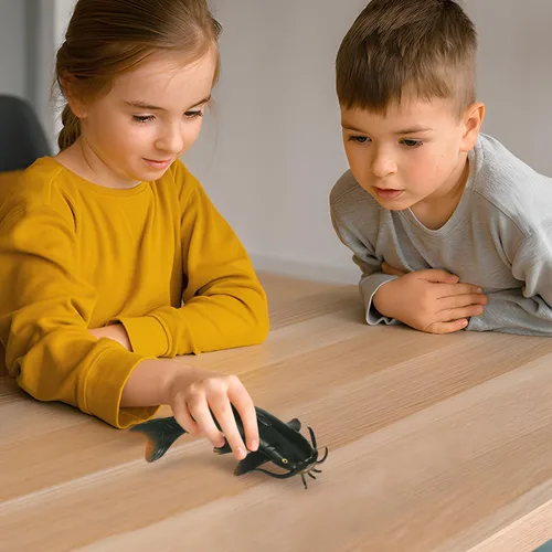 Vista 6 de Kisangel Modelo artificial realista figura niños peces juguete modelo cognitivo
