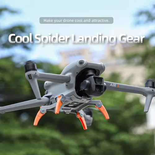 Vista 2 de Air 3 Kit extendido plegable de pierna de tren de aterrizaje para DJI Air3 RC Cámara Drone Accesorios Extensor de altura Extensiones Protector