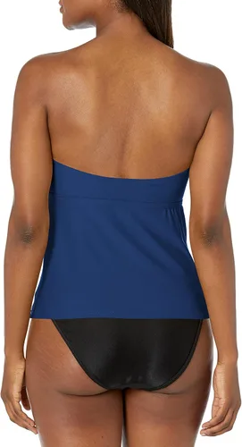Vista 2 de Camiseta sin mangas Catalina con giro al frente, para mujer