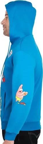 Vista 4 de Nickelodeon Unisex SpongeBob SquarePants Fleece Sweatshirt - Men and Women's Pullover Hoodie