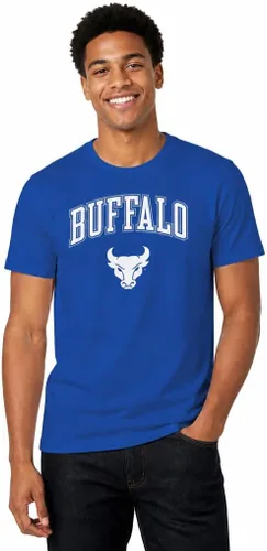 Vista 38 de Campus Colors NCAA - Camiseta de algodón para adulto, unisex, para el día del juego Azul marino