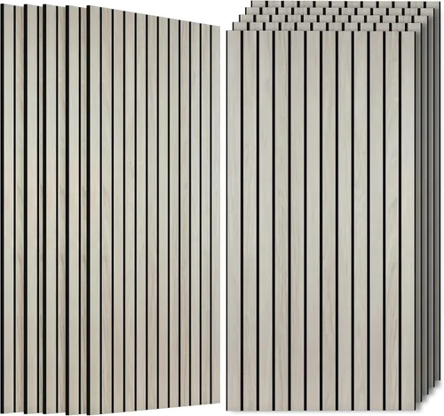 Vista 13 de Paquete de 4 paneles acústicos absorbentes de sonido, 47.2"x23.6" (47.2 x 23.6 pulgadas) paneles de amortiguación de sonido, paneles decorativos