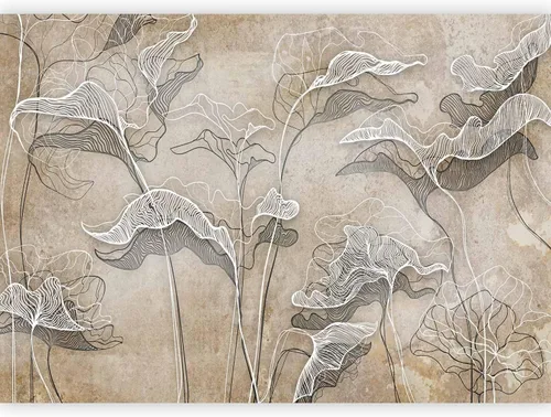 Vista 11 de artgeist Mural de pared Flores Florales 79x55 in - Papel pintado no tejido de forro polar Decoración de pared Impresión fotográfica Imagen Diseño