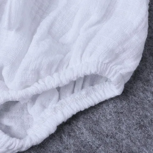 Vista 6 de MYGBCPJS Conjunto de 2 piezas de camiseta + pantalones cortos de algodón para bebés y niñas