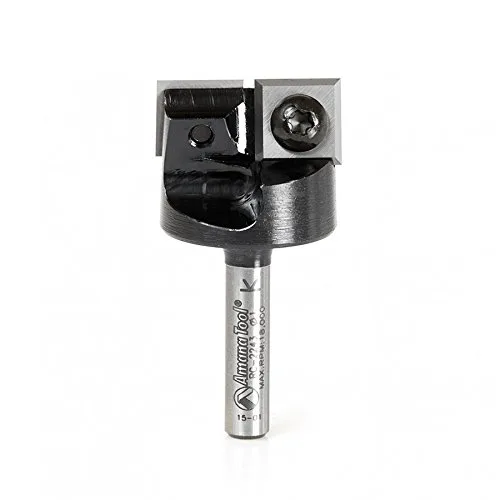 Vista 9 de Amana Tool - Spoilboard 1-1/2" D 1/2 vástago (RC-2241), grado industrial