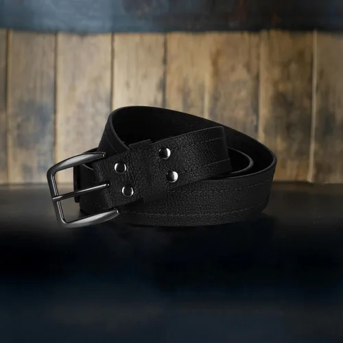 Vista 5 de Wrangler Mens Leather Belt Embossed Logo Casual Every Day Belt for Jeans