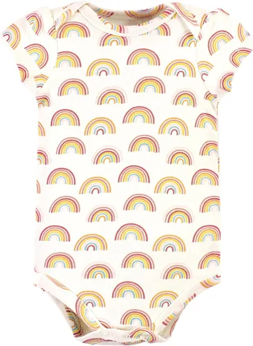 Vista 367 de Hudson Baby baby-girls Cotton Bodysuits 3-pack