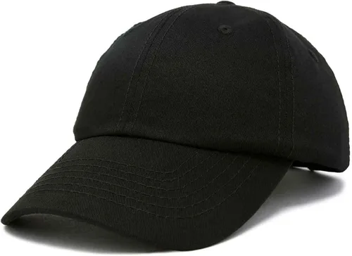 Vista 2 de DALIX Gorra de béisbol para papá, lisa, para hombre, mujer, algodón, ajustable, en blanco, sin estructurar, suave