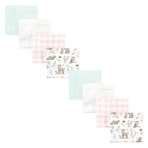 Vista 21 de Hudson Baby Juego de mantas unisex de franela de algodón para bebé, huerto de manzanas, talla única