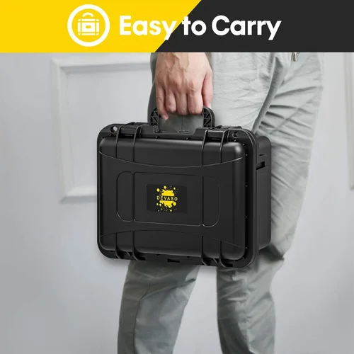 Vista 7 de DEVASO Carrying Case for Nintendo Switch/Switch OLED, Professional Deluxe Waterproof Travel Case Soft Lining Hard Case for Nintendo Switch OLED