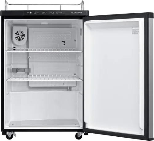Vista 4 de EdgeStar BR3002 Refrigerador de conversión Kegerator de 24 pulgadas de ancho para barriles de tamaño completo con modo de enfriamiento profundo