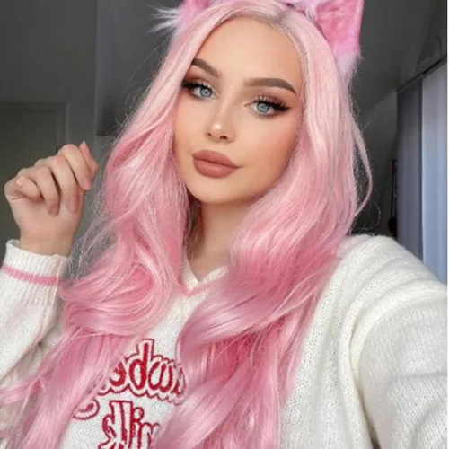 Vista 30 de 613 Peluca rubia realista sin pegamento con encaje frontal, peluca ondulada larga para mujeres blancas, 613 HD con encaje frontal, línea de cabello