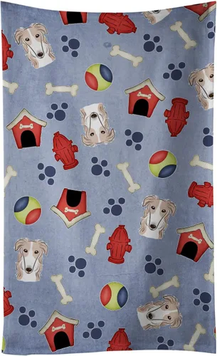 Vista 64 de Caroline's Treasures BB4023KTWL Dog House Collection Afghan Hound - Toalla de cocina para invitados, toalla de baño decorativa para cara, té, paño