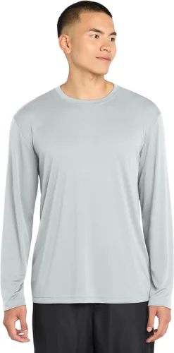 Vista 4 de SPORT-TEK Camiseta de manga larga PosiCharge Competitor Azul atómico