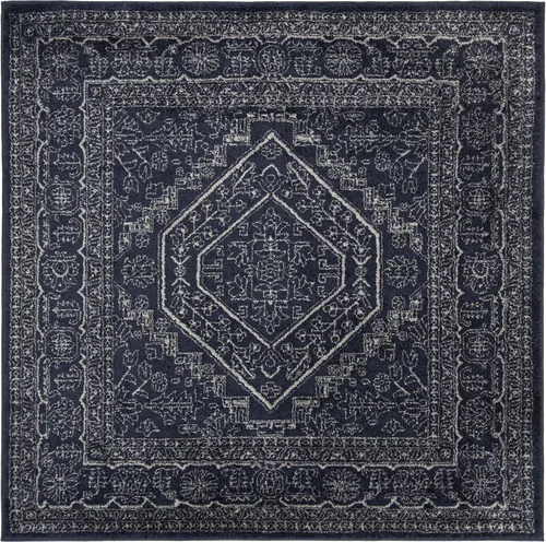 Vista 69 de SAFAVIEH ADR108B - Tapete de la colección Adirondack, 2 pies 1 pulgada x 6 pies, marfil y plateado, diseño de medallón oriental, no desprende