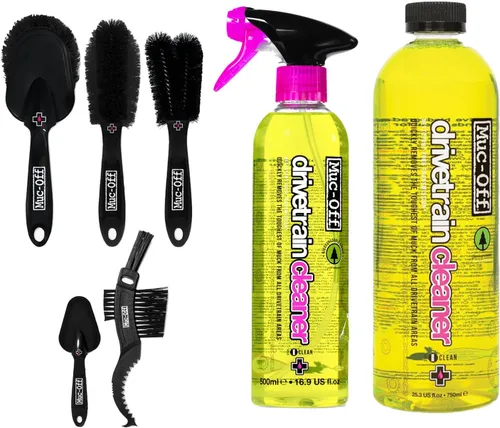 Vista 12 de Muc-Off Bio Drivetrain Cleaner Efectivo Limpiador y Desengrasante Biodegradable en Aerosol para Cadena de Bicicleta Apto para Todo Tipo