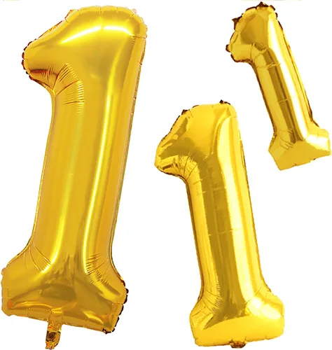 Vista 397 de Goer, conjunto de globos de papel aluminio para decoraciones de cumpleaños, globos de las letras de feliz cumpleaños y de números Oro