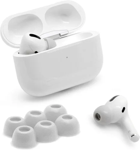Vista 15 de Eartune Fidelity UF-A - Puntas de espuma viscoelástica para AirPods Pro (1ª y 2ª generación), protector de cera integrado, comodidad mejorada