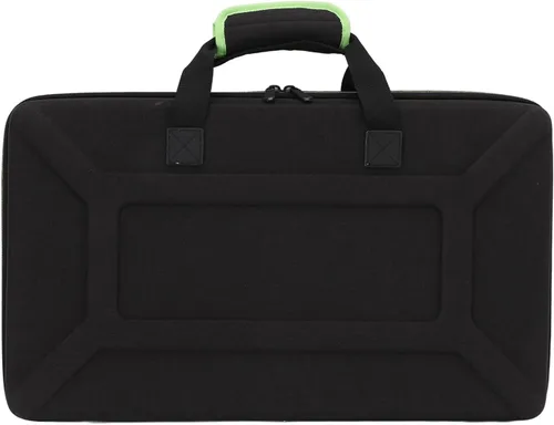 Vista 8 de Asixxsix Funda para controlador de DJ, EVA acolchada a prueba de arañazos con dos cremalleras de metal, funda rígida de EVA con compartimento
