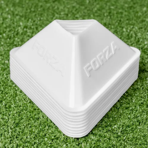 Vista 7 de FORZA Mini conos de entrenamiento de 2 pulgadas, paquete de 40 unidades, ejercicios y entrenamiento, multideporte, fútbol, hockey, entrenamiento