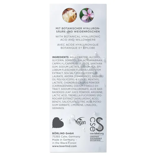 Vista 4 de ANNEMARIE BÖRLIND - AQUANATURE Mousse Limpiadora Refrescante - Aloe y Ácido Hialurónico Lavado Facial Natural Vegano - Elimina Impurezas