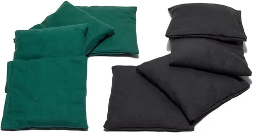 Vista 6 de Bolsas de cornhole resistentes al clima (juego de 8) - Tamaño/peso profesional de regulación (16 oz) - Uso en tableros de cornhole profesionales