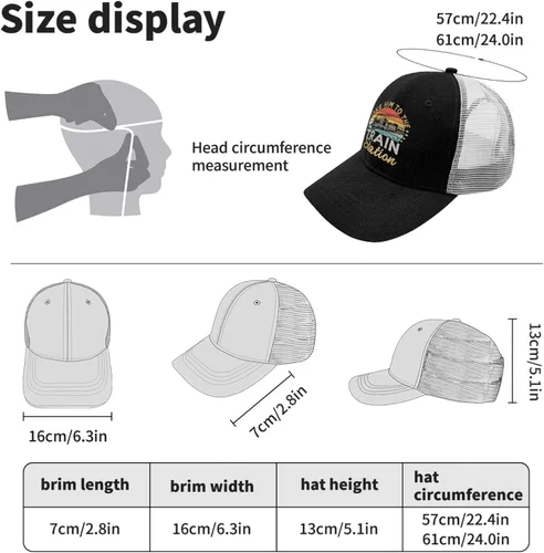 Vista 4 de devor Baseball Cap Take Him to The Train Station Dad Hat for Women Funny Dad Hat Adjustable