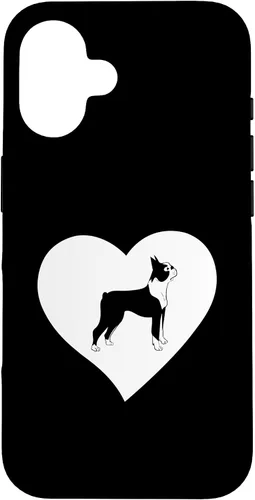 Vista 32 de Boston Terrier Heart Funny Boston Bull Terrier Pet Dog Lover Case for iPhone 17