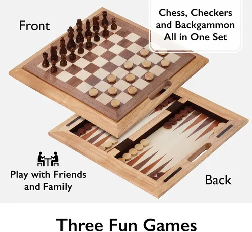 Vista 5 de Mainstreet Classics Dutchman - Juego de mesa plegable 3 en 1