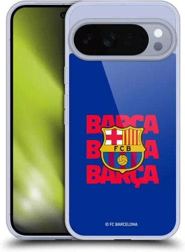 Vista 27 de Head Case Designs Funda de gel con licencia oficial del FC Barcelona Barca Crest Graphics [protección de grado militar] compatible con Google Pixel 3