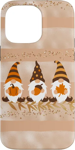 Vista 21 de Fall Autumn Gnomes Phone Case Modern Pastel Cute Beige Case for iPhone 17