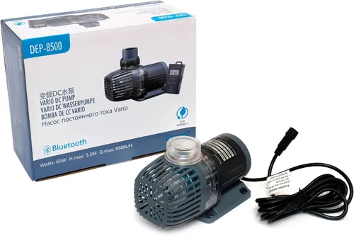 Vista 9 de Jecod Jebao DEP-1000 Bomba de CC con Bluetooth, 317 GPH