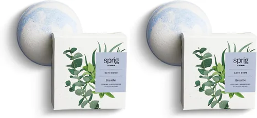 Vista 11 de Sprig by Kohler Bomba de baño de eucalipto + menta, botánicos naturales e ingredientes de primera calidad para el cuidado de la piel