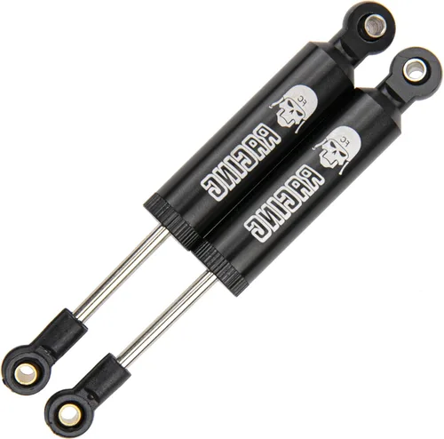 Vista 2 de Amortiguador de amortiguador interno de 3.543 in, amortiguadores de aleación de aluminio compatibles con Axial SCX10 90046 HSP HPI Traxxas TRX4 Negro