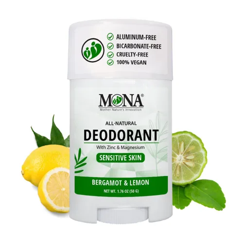 Vista 17 de MONA BRANDS - Desodorante natural para mujeres y hombres, para pieles sensibles, sin aluminio ni bicarbonato de sodio
