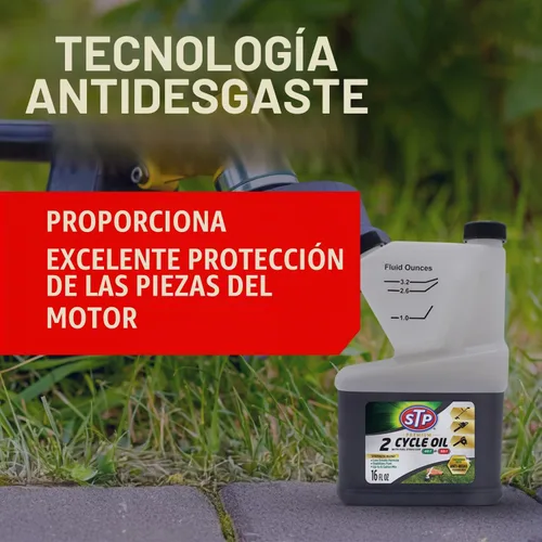 Vista 2 de Aceite STP Premium para 2 tiempos con estabilizador de combustible, 16 onzas líquidas