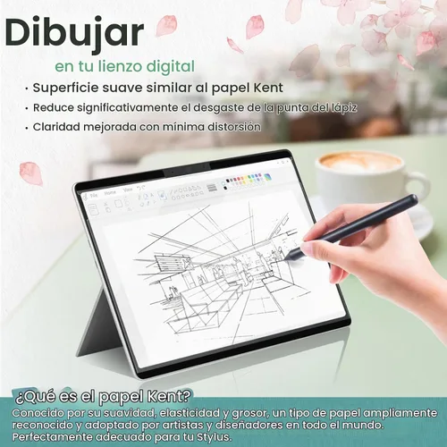 Vista 6 de BELLEMOND Protector de pantalla magnético Kent Paper para Microsoft Surface Pro 11 (13")