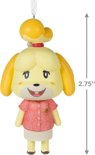 Vista 4 de Hallmark Nintendo Animal Crossing Isabelle - Adorno navideño