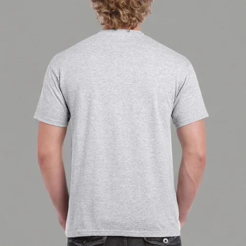 Vista 8 de Gildan Camiseta de algodón pesado para adultos, estilo G5000, paquete múltiple Gris ceniza (paquete de 2)