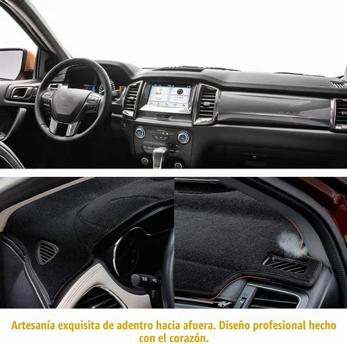 Vista 5 de Alfombrilla para tablero de instrumentos personalizada antideslizante compatible con Ford Ranger 2019 2020 2021 2022