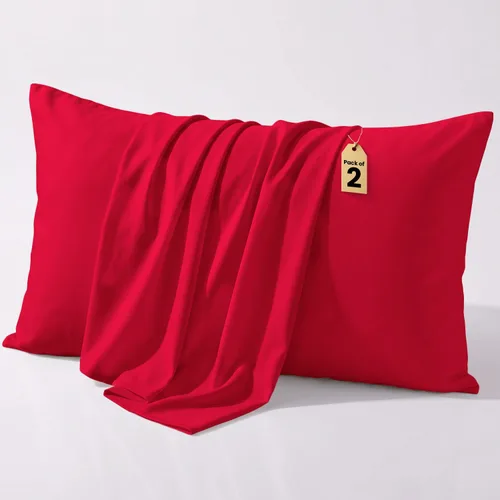 Vista 18 de COTTON STICH Juego de 2 fundas de almohada para niños pequeños, mini fundas de almohada de algodón de 600 hilos, fundas de almohada suaves y ligeras