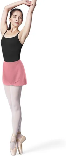Vista 16 de Bloch Falda de ballet Vera Georgette para mujer, falda cruzada de ballet Vera Georgette Berenjena