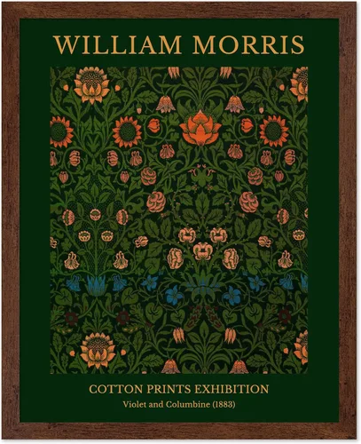 Vista 9 de Poster Master Impresión Vintage del Ladrón de Fresas - Póster Retro de William Morris - Arte de Patrón Floral - Regalo para Hombres y Mujeres