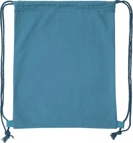Vista 2 de Bolsos del cordón del algodón, mochilas promocionales de la cuerda del tiro, mochilas a granel de la cincha